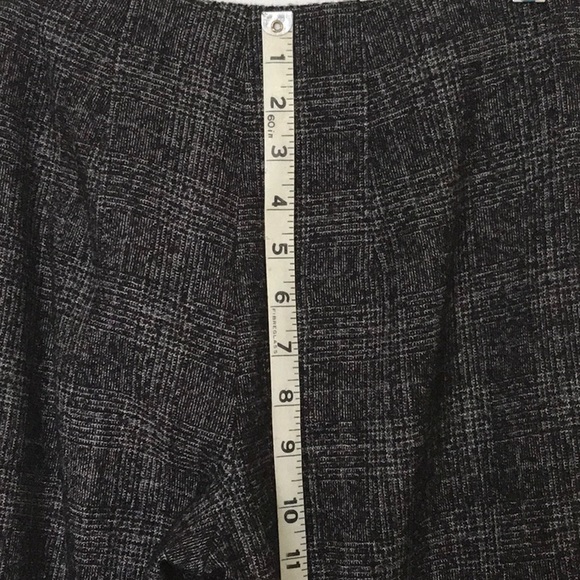 Boucle Plaid Talbots High Waist Straight Wide Leg Wool Pants - Picture 5 of 8